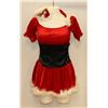 Image 1 : PEECABOO 3PC WOMENS ADULT THEMED RED SANTA COSTUME