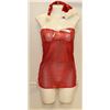Image 1 : PEECABOO 3PC WOMENS ADULT THEMED RED SANTA COSTUME