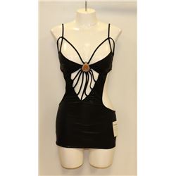 PEECABOO 2PC WOMENS BLACK ADULT COCKTAIL DRESS