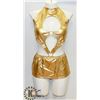 Image 1 : PEECABOO 2PC WOMENS GOLD ADULT COCKTAIL DRESS