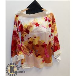 PEECABOO 2PC KIMONO STYLE ADULT TOP W/ BOW;