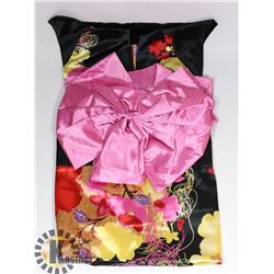 PEECABOO 2PC KIMONO STYLE ADULT TOP W/ BOW;