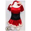 Image 1 : PEECABOO 3PC WOMENS RED SANTA THEMED COSTUME.