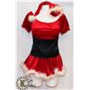 Image 1 : PEECABOO 3PC WOMENS RED SANTA THEMED COSTUME.