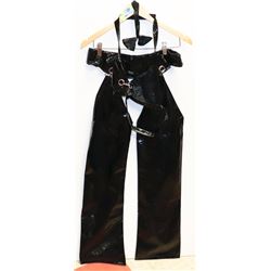 PEECABOO 4 PC WOMENS ADULT COSTUME; BLACK