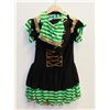 Image 1 : PEECABOO 3PC WOMENS ADULT COSTUME;  BLACK & GREEN