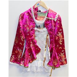 PEECABOO 3PC WOMENS ADULT COSTUME;  HOT PINK