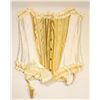 Image 1 : PEECABOO 2PC WOMENS GOLD & IVORY SATIN STYLE