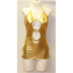 PEECABOO 2PC WOMENS GOLD W/  SILVER RINGS  ADULT