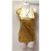 Image 1 : PEECABOO 1PC WOMENS GOLD ADULT COCKTAIL DRESS W/