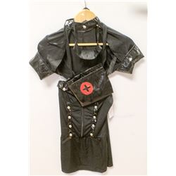 PEECABOO 3PC WOMENS COSTUME; BLACK & RED