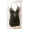 Image 1 : PEECABOO 1PC WOMENS BLACK W/ BUCKLES ADULT