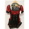 Image 1 : PEECABOO 2PC WOMENS COSTUME; BLACK & RED