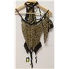 Image 1 : PEECABOO 6PC WOMENS CHEETAH PRINT & BLACK LACE