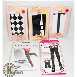 LARGE BAG OF ASSORTED ADULT LEGGINGS & ACCESSORIES