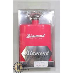 HOTT PRODUCTS 12OZ DIAMOND PARTY FLASK