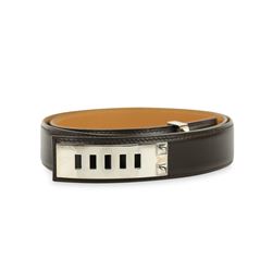 Hermes Brown Collier De Chien Belt