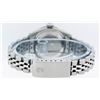 Image 7 : Rolex Ladies Stainless Steel Mother Of Pearl Diamond & Sapphire Datejust Wristwa