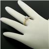 Image 4 : 14K Yellow & White Gold Illusion Prong Set 0.25 ctw Diamond Solitaire Ring