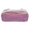 Image 4 : Salvatore Ferragamo Purple Embossed Leather Shoulder Handbag