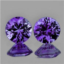 Natural AAA Violet Blue Sapphire Pair (Unheated) - FL