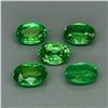 Image 1 : Natural Green Tsavorite Garnet Tanzania 5Pcs/2.76Ct