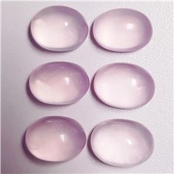 Natural  Pink Rose Quartz 12 x 9 MM {Flawless-VVS}