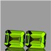 Image 1 : Natural AAA Green Peridot Pair {Flawless-VVS1}