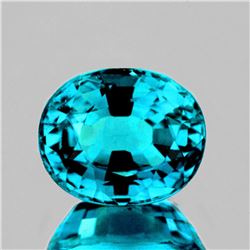 Natural Premium Electric Blue Zircon 5.02 Ct - FL