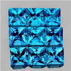 NATURAL SWISS BLUE TOPAZ 9 Pcs[FLAWLESS-VVS]