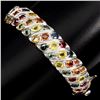 Image 1 : Natural Multi-color Sapphire 111.10 Ct Bangle