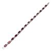Image 2 : Natural  7x5mm Rhodolite Garnet Bracelet