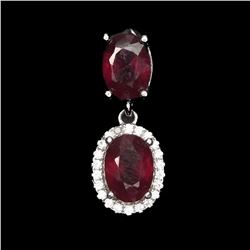 Natural Top Blood Red Ruby Pendant