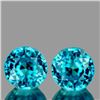 Image 1 : NATURAL AAA BLUE ZIRCON PAIR - FLAWLESS