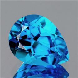 Natural AAA Swiss Blue Topaz {Flawless-VVS1}