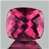 Image 1 : Natural Cushion Checker Raspberry Pink Rhodolite Garnet