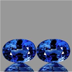Natural AAA Ceylon Blue Sapphire Pair 6x4 MM - FL