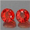 Image 1 : Natural AAA Orange Sapphire Pair {VVS}