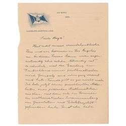 Albert Einstein Autograph Letter Signed