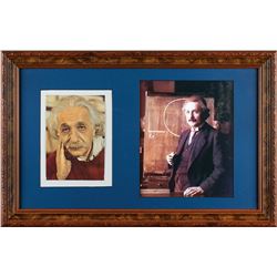 Albert Einstein Signed Photograph