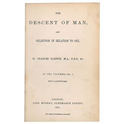 Charles Darwin Signature and Book