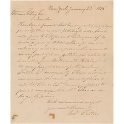 Robert Fulton Autograph Letter Signed