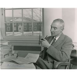 Robert Oppenheimer Signed Photograph