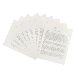 Isaac Asimov Group of (9) Signed Typescripts