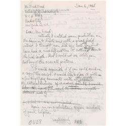 Leslie Groves Handwritten Draft Letters