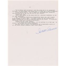 Isaac Asimov Signed Typescript