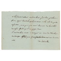 Augustin Pyramus de Candolle Autograph Letter Signed