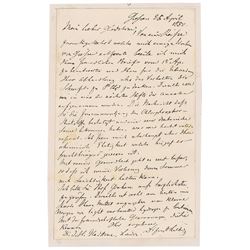 Justus Liebig Autograph Letter Signed