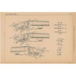 F. Dumoulin Shotgun Trigger Patent Lithograph