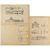 Image 1 : Thomas Edison and Alexander Graham Bell Phonograph Shaft Patent Lithograph